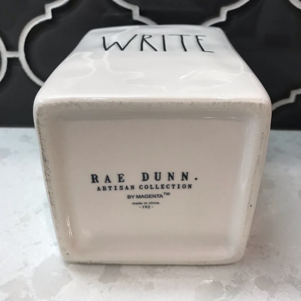 Rae Dunn WRITE Pencil Holder - Picture 3 of 3